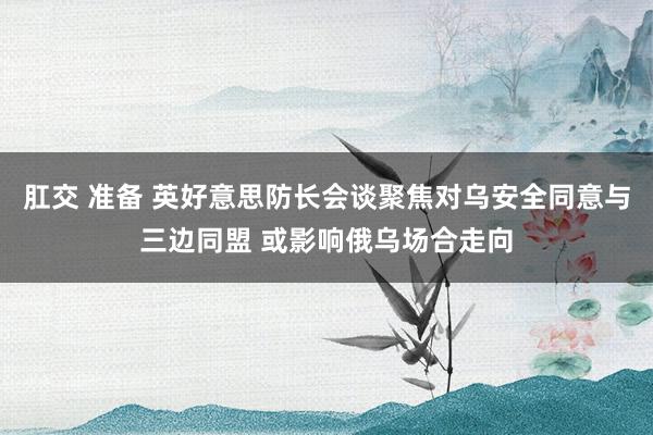 肛交 准备 英好意思防长会谈聚焦对乌安全同意与三边同盟 或影响俄乌场合走向