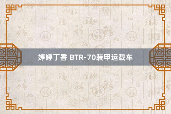 婷婷丁香 BTR-70装甲运载车